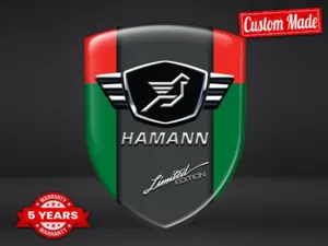 Hamann Pegatinas En Relieve Duraderas Premium Máximo 